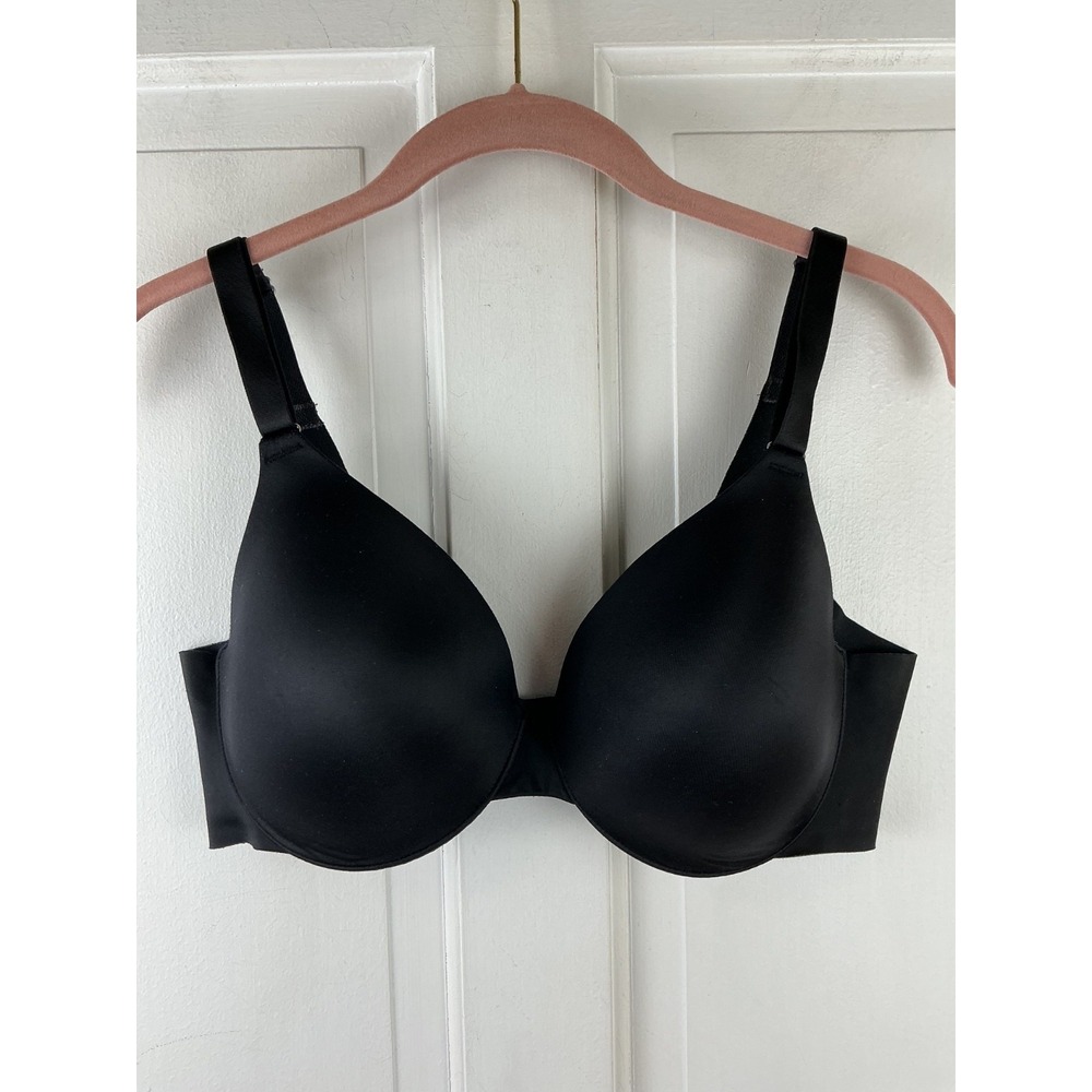 SOMA 36D Vanishing Back Full Coverage Lightly Lined Bra Black Underwire